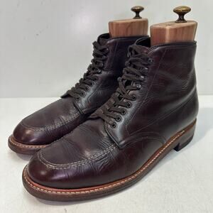 NEW HEELS Alden Indy 403 Mocc Toe Boot (Brown Chromexcel) Made in USA 9.5 D